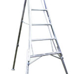 Hendon 1.8m Aluminium 3 Leg Adjustable Tripod Ladder