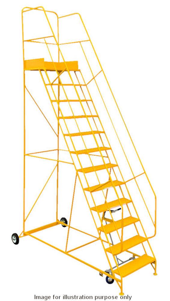 Klime-Ezee 13 Tread Industrial Heavy Duty Mobile Step