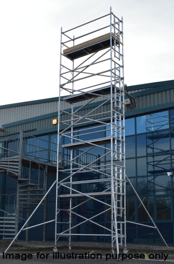 Lyte HiLyte500 Industrial Tower 2.5m x 0.85m Wide (Single Width) - 11.7m Platform