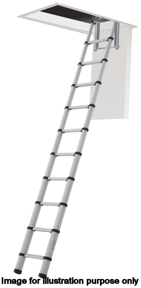Zarges 2.88m Loftmaster Telescopic Loft Ladder