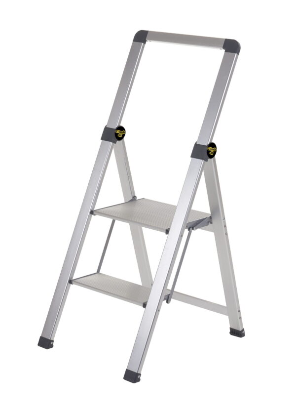 Climb-It 2 Tread Aluminium Slim Folding Step