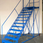 BJ45 Series 3 Tread Easy Slope Extra Wide Mobile Safety Step