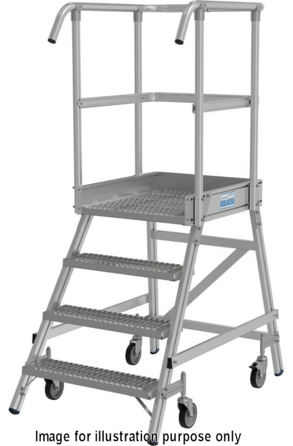 Krause Stabilo R13 6 Tread Single Sided Aluminium Work Platform