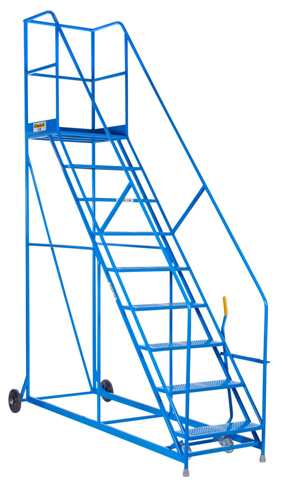 Climb-It 9 Tread Easy Climb Step with Punched Metal Tread