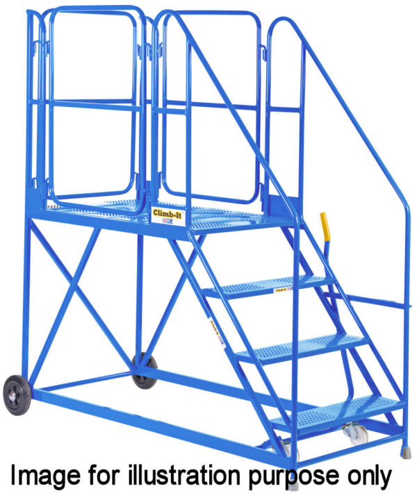 Climb-It 3 Tread Work Platform with 1200mm Platform