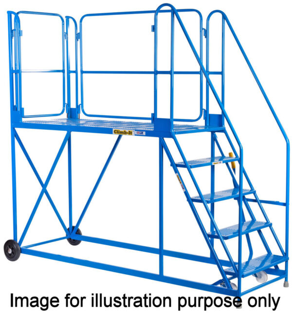 Climb-It 6 Tread Work Platform with 1800mm Platform