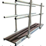Lyte 600mm 2.4m Staging Board Kit with Double Sided Handrail