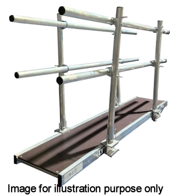 Lyte 600mm 4.2m Staging Board Kit with Double Sided Handrail