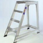 Lyte 4 Tread Fixed Industrial Step Handrail Right and Rear