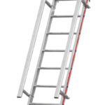 Hymer 5 Tread Shelf Ladder With Handrail