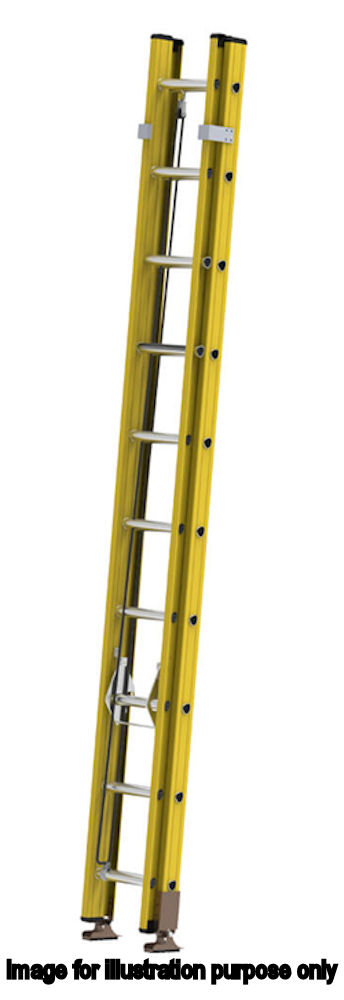 Murdoch 5.4m GRP Rope Operated 2 Section Extension Ladder