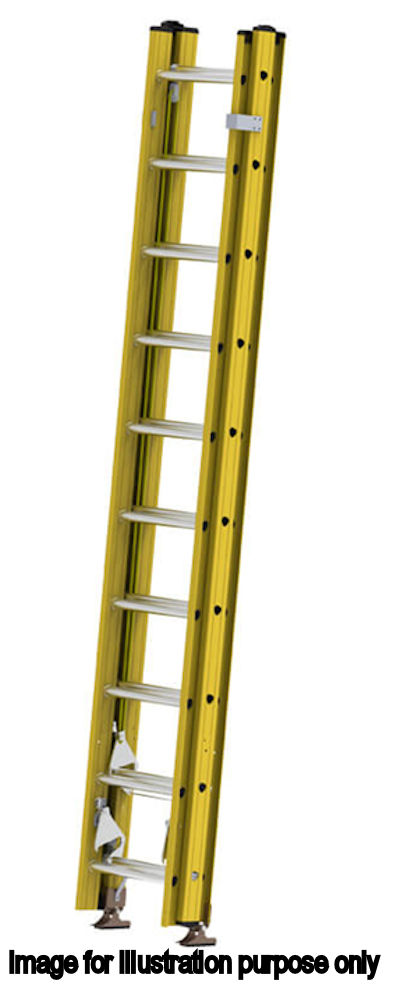 Murdoch 3.6m GRP Rope Operated 3 Section Extension Ladder
