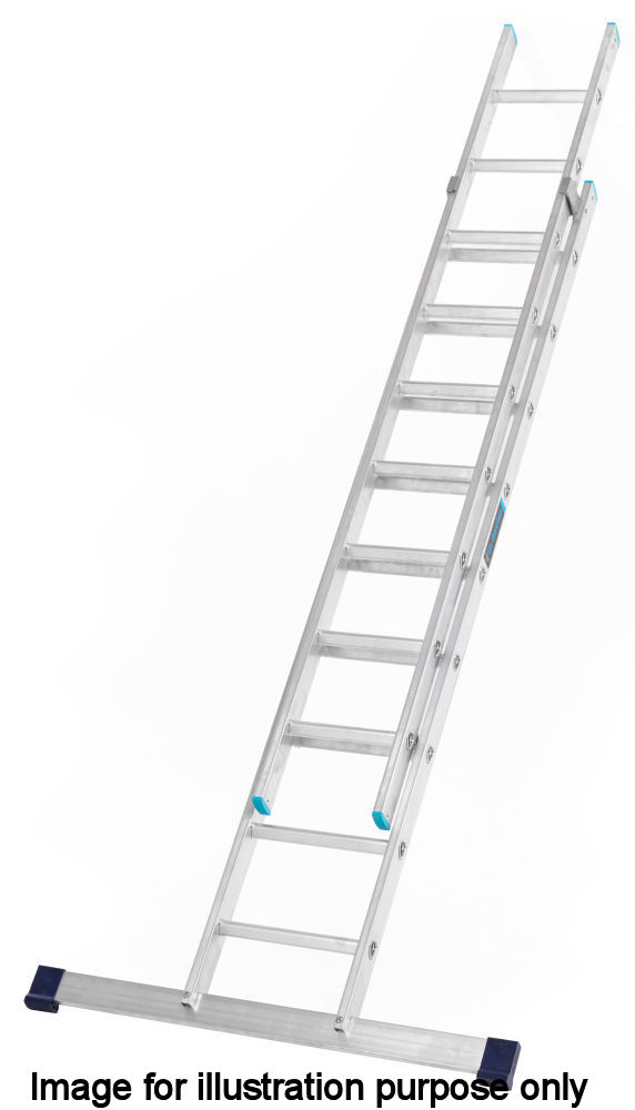 Taskmaster 4.0m Single Section EN131 Pro Aluminium Ladder