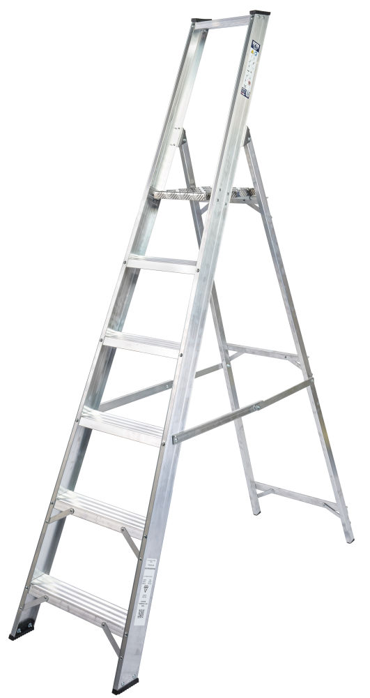 Lyte Magnastep 6 Tread Aluminium Platform Step Ladder