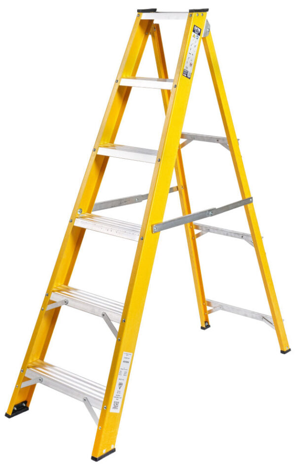 Lyte Magnastep Glassfibre Swingback Step Ladders
