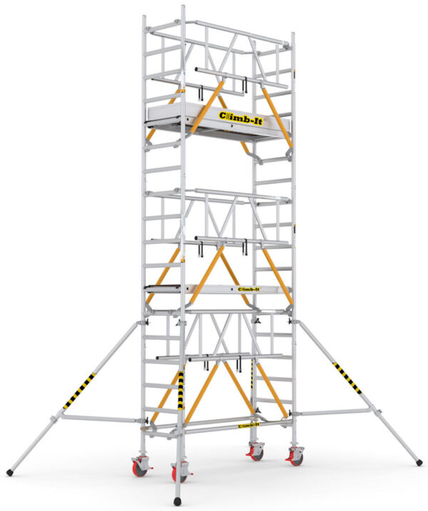 Climb-It Ultra AGR Aluminium Tower - 4.2m Platform Height