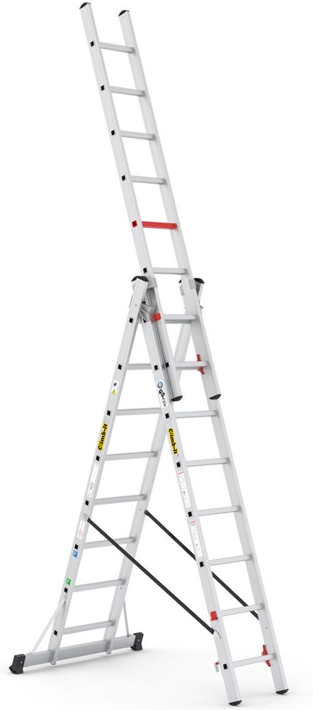 Climb-It 3 x 8 EN131 Professional Combi Stepladder