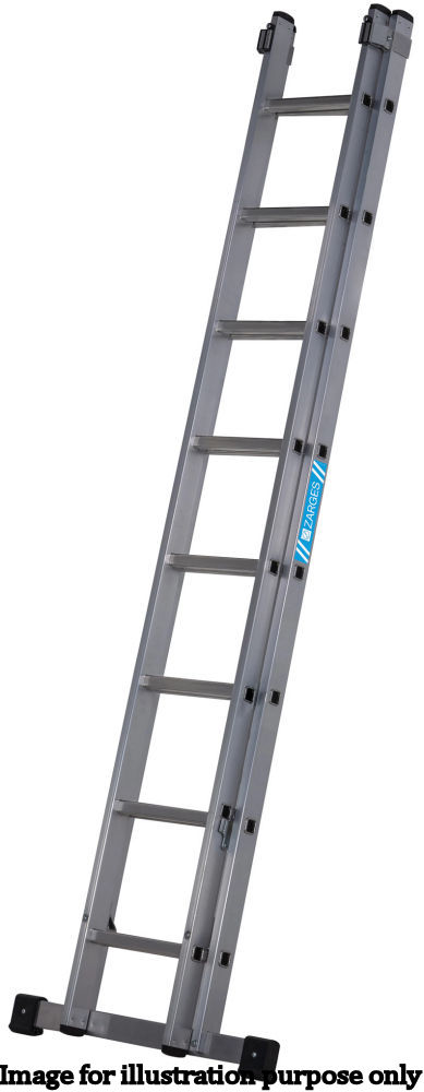 Zarges Everest 3.56m 2-Section Square Rung Extension Ladder