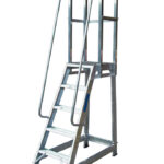 Lyte 7 Tread Fixed Industrial Step Handrail Left, Right and Rear