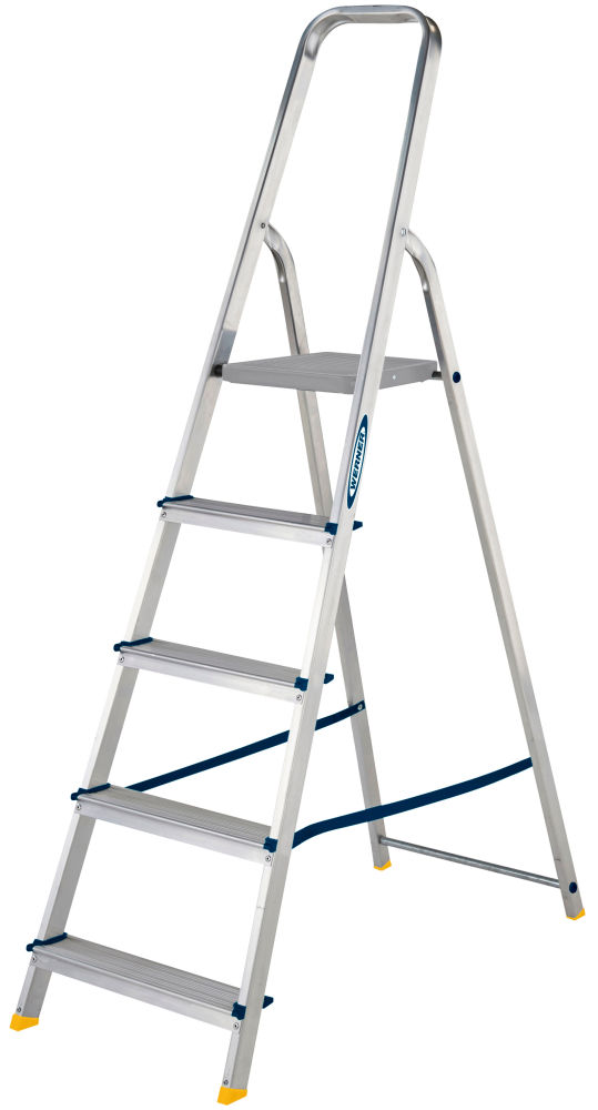 Werner High Handrail Aluminium Platform Steps