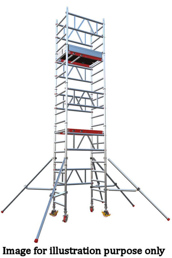 MI TOWER - One Man Scaffold Tower 5m Working Height