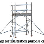 EIGER 500 3T 1.8m Single Width Scaffold Tower - 2.2m Platform Height
