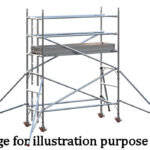 EIGER 500 3T 2.5m Single Width Scaffold Tower - 1.7m Platform Height
