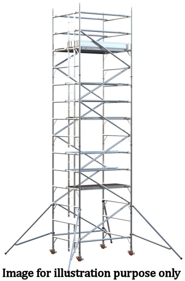 EIGER 500 3T 1.8m Double Width Scaffold Tower - 5.2m Platform Height