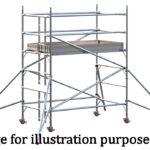 EIGER 500 3T 2.5m Double Width Scaffold Tower - 2.7m Platform Height