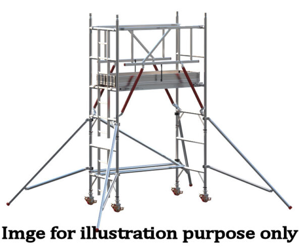 EIGER 500 AGR 1.8m Single Width Scaffold Tower - 2.2m Platform Height