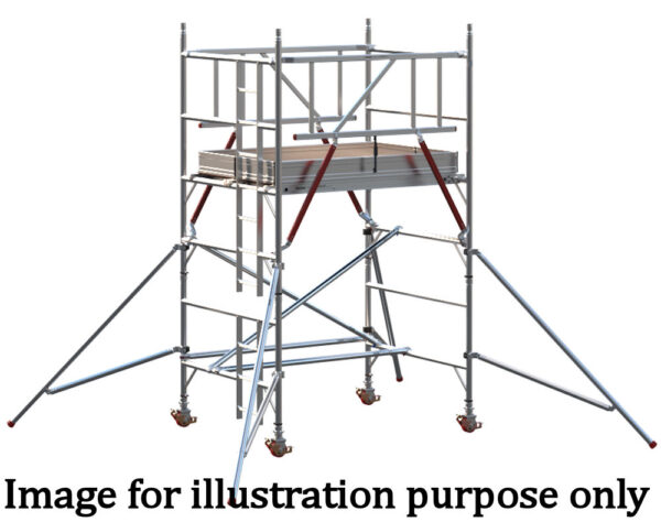 EIGER 500 AGR 1.8m Double Width Scaffold Tower - 2.7m Platform Height