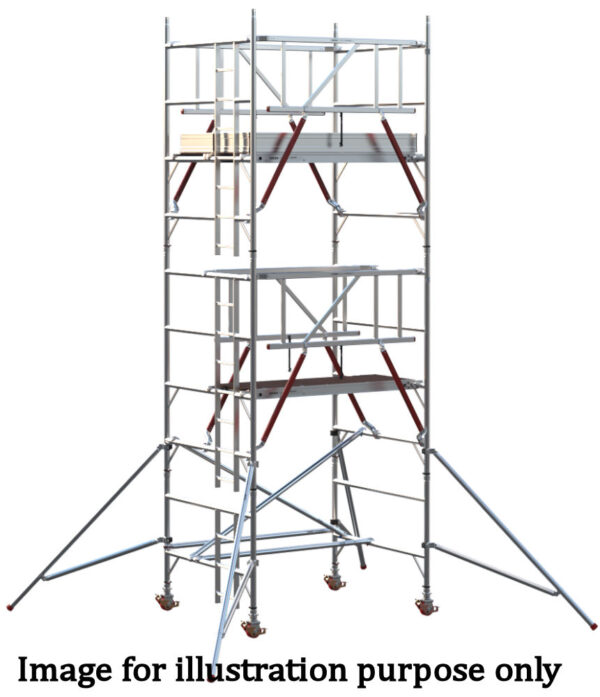 EIGER 500 AGR 1.8m Double Width Scaffold Tower - 4.2m Platform Height