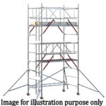 EIGER 500 AGR 2.5m Double Width Scaffold Tower - 4.2m Platform Height