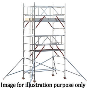 EIGER 500 AGR 2.5m Double Width Scaffold Tower - 4.2m Platform Height
