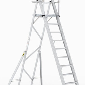 Climb-It 11 Tread Large Platform Folding Step with Safety Gates